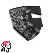Maska ZanHeadgear Full Face Black Paisley (WNFM101)