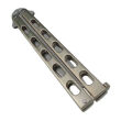 Nóż motylkowy Balisong Satin Plain, złożony