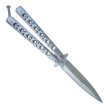 Nóż motylkowy Balisong Silver (NM23) - 2