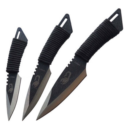 Zestaw noży do rzucania SKORPION (NRB16)
