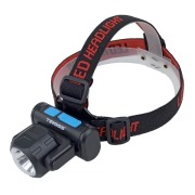 Latarka czołowa TIROSS akumulatorowa 2W LED + 3W COB