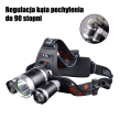 Latarka czołowa High Power 3 x LED CREE T6 - 2