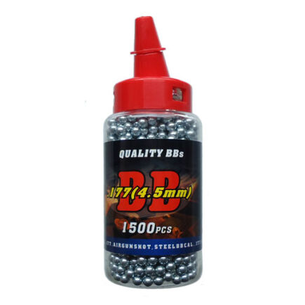 Kulki stalowe BB kal. 4,5mm (dokładnie 4,46mm) SUPER QUALITY (1500szt.)
