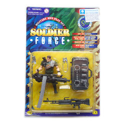 Żołnierzyk SOLDIER FORCE + 2 ciężkie karabiny