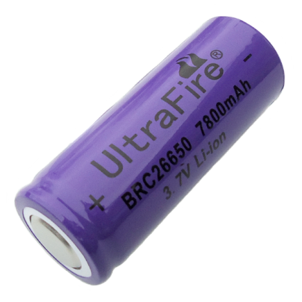 Akumulator 26650 UltraFire 7800mAh 3.7V LI-Ion BRC26650