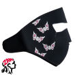 Maska ZanHeadgear Full Face Women's Skull Butterfly (WNFM018)
